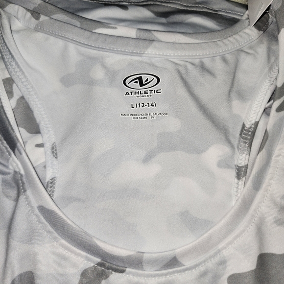 Athletic Works Women's Core Active Racerback Tank, Size Lg 12-14 - Picture 5 of 8